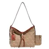 Bolsa Transversal Estilo Trabalho Nova Grande Capacidade Moda de Alto Padrão Versátil Bolsa de Ombro Bolsa Casual Retrô para Mulheres