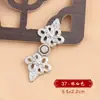Hebilla Hanfu Botones Metálicos Cheongsam Botones Hechos en Song Hechos en Ming Hebilla Antigua Hebilla Dorada Plateada Botones de Cuello de Abrigo Antiguo