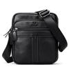 Bolso Cruzado de Cuero Genuino para Hombre Hummer Paul de Primera Capa Bolso de Hombro Cruzado para Hombre Bolso Cruzado Pequeño Casual de Cuero Genuino