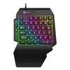 Suministro Transfronterizo de Teclado para Gaming K103S de un Solo Mano Fire Gunner con Retroiluminación de Siete Colores, Set de Teclado para Gaming para Juegos Móviles