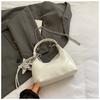 Bolsos de Aspecto Elevado para Mujer, Diseño Nicho, Nuevo Bolso Retro Simple de Color Sólido para Axila, Elegante Bolso Brillante de Un Hombro Cruzado