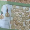 Nuevo Colgante de Piedra Ojo de Gato de la Paz Colgante de Piedra Ojo de Gato Tipo Hielo Joyería Regalo Colgante para Atracciones Turísticas y Puestos de Mercado