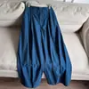 2026 Novo Tecido de Algodão que Muda de Cor Calça Balloon Solta Emagrecedora Calça de Vovó Calça Longa Calça Wide-Leg Atacado H14EK6158