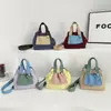 Bolso Cruzado Dopamina Dumpling Singapur Bolso Cruzado Dulce Plátano Bolso Tote Mini Bloque de Color Nuevo Otoño 2025 para Mujer