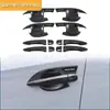 Aplicable a accesorios de modificación para Nissan Qashqai de tercera generación 23 manija de puerta tazón de puerta pegatina protectora decorativa