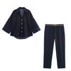 Ropa Europea y Americana Transfronteriza 2025 Nueva Moda de Verano Camisa de Mezclilla 7484152 + Jeans 2194406