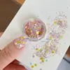Joias de Lantejoulas Polarizadas para Nail Art Pó Opalino Aurora Ultra Fino Celebridade da Internet Fantasia Brilho Fino Brocado de Nuvem Polarizado Decoração com Pó de Glitter