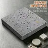 Venta directa de fábrica de paneles prefabricados de terrazo inorgánico, baldosas para piso antideslizantes y resistentes al desgaste en toda la masa para centros comerciales, hospitales y escuelas, imitación piedra