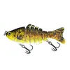 Atacado de fábrica Luya isca dura multi-seção simulação de peixe 10cm/15g plástico sete-seção isca multicolor