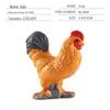 Simulação Transfronteiriça Mini Fazenda Aves Galinha Pato Ganso Vaca Ouro Animal Pequeno Modelo em Miniatura Ornamentos de Mesa de Areia Atacado