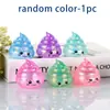 Pacote com 1 Brinquedo Squishy de Cocô, Brinquedo de Pegadinha Recheado com Açúcar de Malte e Pó Dourado, Brinquedo Divertido para Alívio de Estresse, Aperta e Solta, Fidget Toy
