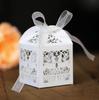 Fiesta Navideña Boda Navideña Caja de Dulces Hueca Láser Chocolate Blanco Ciervo Árbol de Navidad Caja de Dulces Lote