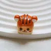 Adornos de Animales del Zodíaco de Resina Tridimensional DIY Pegamento de Crema Zuecos Flor Colgante de Llavero Materiales