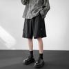Pantalones cortos de trabajo Design Sense para hombre, de verano, de marca de moda, de cinco puntos, estilo americano, de seda helada, de talla grande
