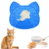 Tapete de Silicona para Alimentación Lenta de Mascotas Transfronterizo, Tapete Lamedor para Gatos, Tapete Antideslizante con Ventosas, Tapete de Alimentación Universal para Gatos y Perros, Fácil de Limpiar