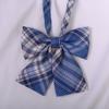 Corbata de moño jk japonesa Uniforme de estudiante Camisa de cuello pequeño Flor Estilo universitario Traje de marinero Lazo Combinable Rojo Azul
