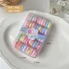 Nuevos Accesorios para el Cabello al por Mayor Niñas Pequeñas y Niños Anillo de Toalla Pequeño Circular sin Costuras Caja Completa de unas 60 Gomas para el Cabello Diadema