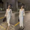 Verano Nuevo Estilo Moda Femenina Retro Cintura Ceñida Camisa Delgada Camisa Protectora Solar Top Falda de Tirantes Súper de Hada Conjunto de Dos Piezas