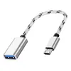 Adaptador OTG para Android, convertidor micro a USB, cable adaptador de datos para carga y transmisión de teléfonos móviles.