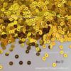 Serie de lentejuelas doradas 3/4/5/6 mm [PL8] Lentejuelas de bordado francés Accesorios para ropa Perlas cosidas a mano de PET