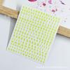 Cross-border Internet Red New Letter Nail Art Laser Sticker 26 Inglês Case Letter 3D Adesivo Estéreo Adesivo de Unha
