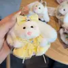 Chaveiro de Mini Coelho Estilo Fofo de Cura Transfronteiriço Boneca de Pelúcia Pingente de Bolsa Atacado