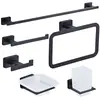 Aleación de zinc acero inoxidable colgante de baño exportación personalizado cromado oro negro toallero de un solo poste juego personalizado