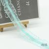 Renda Elástica Franzida de 2,5cm em 15 Cores Fio Transparente Bandagem Elástica Pregueada de Auricularia Fio de Neve Pulseira de Pulso para Noiva