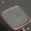 Tetera de Ocio con Esmalte de Hierro Dorado, Tetera de Cerámica de Arcilla Vieja Cocida Vintage para Una Persona, Tetera Kung Fu Individual Hecha a Mano