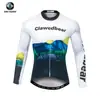 Ropa de Ciclismo de Otoño Xingheng Jersey y Pantalones de Ciclismo para Hombre Nuevos con Estampado y Absorción de Humedad Camiseta Larga de Ciclismo
