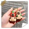 Chaveiro de capabala capivara com desenho animado criativo, boneco fofo para meninos e meninas, pingente de bolsa, pequeno presente por atacado