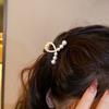2024 Nuevo Clip de Perlas Femenino Celebridad de Internet Más Fácil de Combinar Clip Lateral Pequeño con Diamantes Clip para el Cabello de Alta Calidad Semirrecogido en la Parte Posterior de la Cabeza