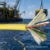 Cabo composto de flutuabilidade zero com fio de aço de tração de fibra óptica monomodo de 2 núcleos RVV2 * 1,5 cabo de alimentação 2 grupos de cabos de rede