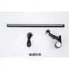 Soporte de Brazo para Pantalla de Monitor de Vidrio, Soporte Ajustable para Computadora, Base Adaptadora Universal de Altura Ajustable