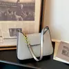 Yuezi 2026 Bolso de Hombro de Nuevo Estilo para Verano Gran Capacidad Retro Casual Color Sólido Moda Bolso de Axila para Mujer