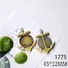 Acessórios de material para joias DIY em liga de base de âncora marinha de 20 mm