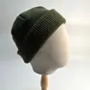 Gorro de Punto de Piel de Melón de Invierno para Hombres y Mujeres Gorro de Lana Grueso Cálido de Color Sólido Gorro para el Frío de Ponerse Hip-Hop Yuppie Gorro de Maestro Local