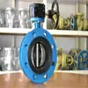 D372X-16 Transmissão por Engrenagem Helicoidal Válvula Borboleta de Vedação Macia Tipo Clip Válvula Borboleta com Flange e Engrenagem Helicoidal Padrão Huandong Uma Zhengfeng