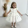 Vestido de Regalo Zhua Zhou para el Primer Cumpleaños de Bebé Niña Falda Esponjosa para Bebé Vestido Elegante de Princesa para Fiesta de Cumpleaños Vestido Chaleco de Florista de Verano