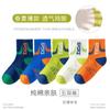Calcetines para Niños Estilo Delgado de Primavera y Otoño Calcetines a Rayas para Niños Pequeños y Medianos