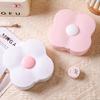 Trébol de Cuatro Hojas con Caja de Almacenamiento Espejo de Princesa Dormitorio de Estudiante Espejo Cómodo Caja de Almacenamiento para Cosméticos del Hogar Espejo de Tocador