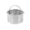 Malla filtrante para fregadero de cocina, acero inoxidable 304, red de drenaje antiatascos para lavabo y fregadero, una herramienta mágica para filtrar y prevenir fugas