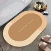 Alfombrilla de baño con tecnología de tela, absorbente, antideslizante, de secado rápido, de goma, venta al por mayor
