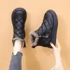 Botas de nieve modernas y elegantes para mujer, nueva colección invierno 2026, con forro polar añadido y diseño engrosado, adecuadas para climas fríos, impermeables, antideslizantes y cálidas, botines