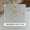 Pedras de strass para nail art, cor champanhe cintilante, base pontiaguda, tamanho grande, formato único, estilo popular, super brilhantes, sortimento misto, atacado
