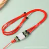 Cordón para Colgante de Collar Tejido a Mano, Cuerda Gruesa para Colgante, Cordón Ajustable de Imitación de Jade Hetian, de Alta Gama y Duradero