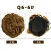 Peluca de moño para el pelo con cordón europeo y americano, coleta, moño, postizo, anillo de pelo rizado natural esponjoso