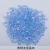 Venta al por mayor Diamante de Resina Fondo Plano Diamante Redondo Transparente Colorido Diamante Suelto para Uñas Diamantes Decorativos Adhesivos Accesorios para Joyería DIY