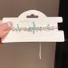 Pulsera de Moda con Colgante de Mariposa de Zirconia Estilo Ins Europeo y Americano Lujo Ligero Pulsera Simple de Moda Joyería de Gama Alta para Mujeres