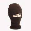 Em estoque atacado chapéu de tricô acrílico de aba larga para ciclismo de furo único, máscara facial de inverno à prova de vento estilo pirata, gorro de lã para esqui